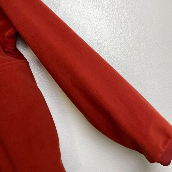 Simms Jacket Large Mens Fleece 1/2 Snap Windstopper Fleece Fishing Burnt Orange - Picture 6 of 10